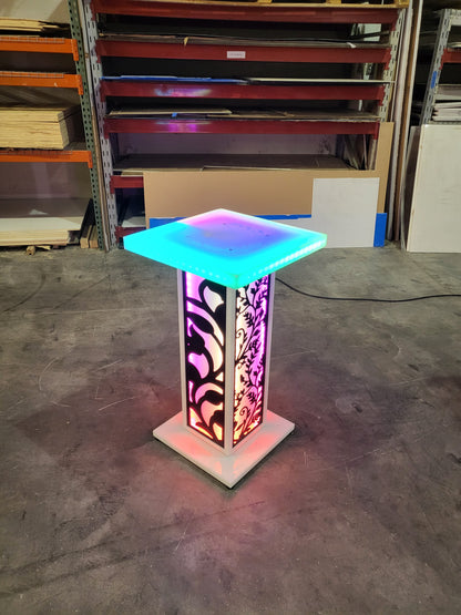 LED Light-Up Highboy & Lounge Tables | superGLOW Series