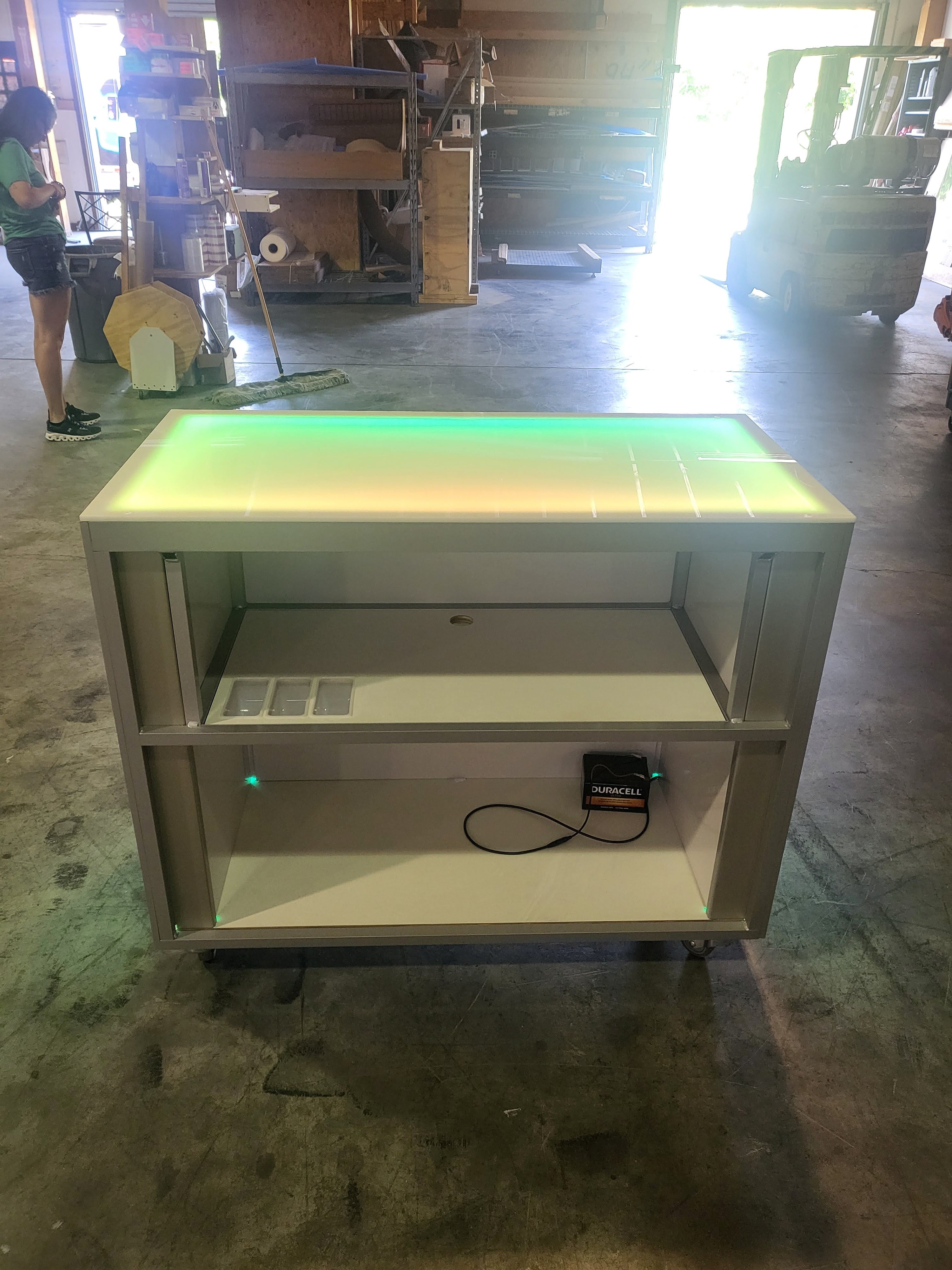 LED Portable Bars | Rolling Light-Up Bars for Mobile Bartending