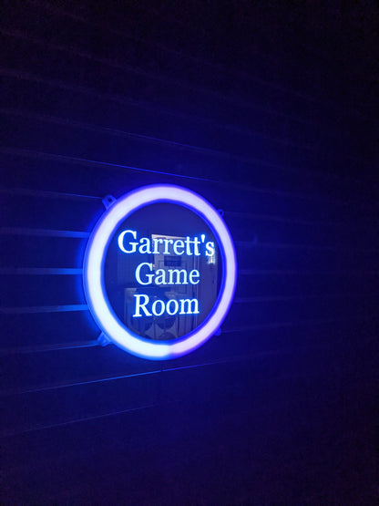 LED Mirror Sign | Custom Oval & Circle LED Frame Signs