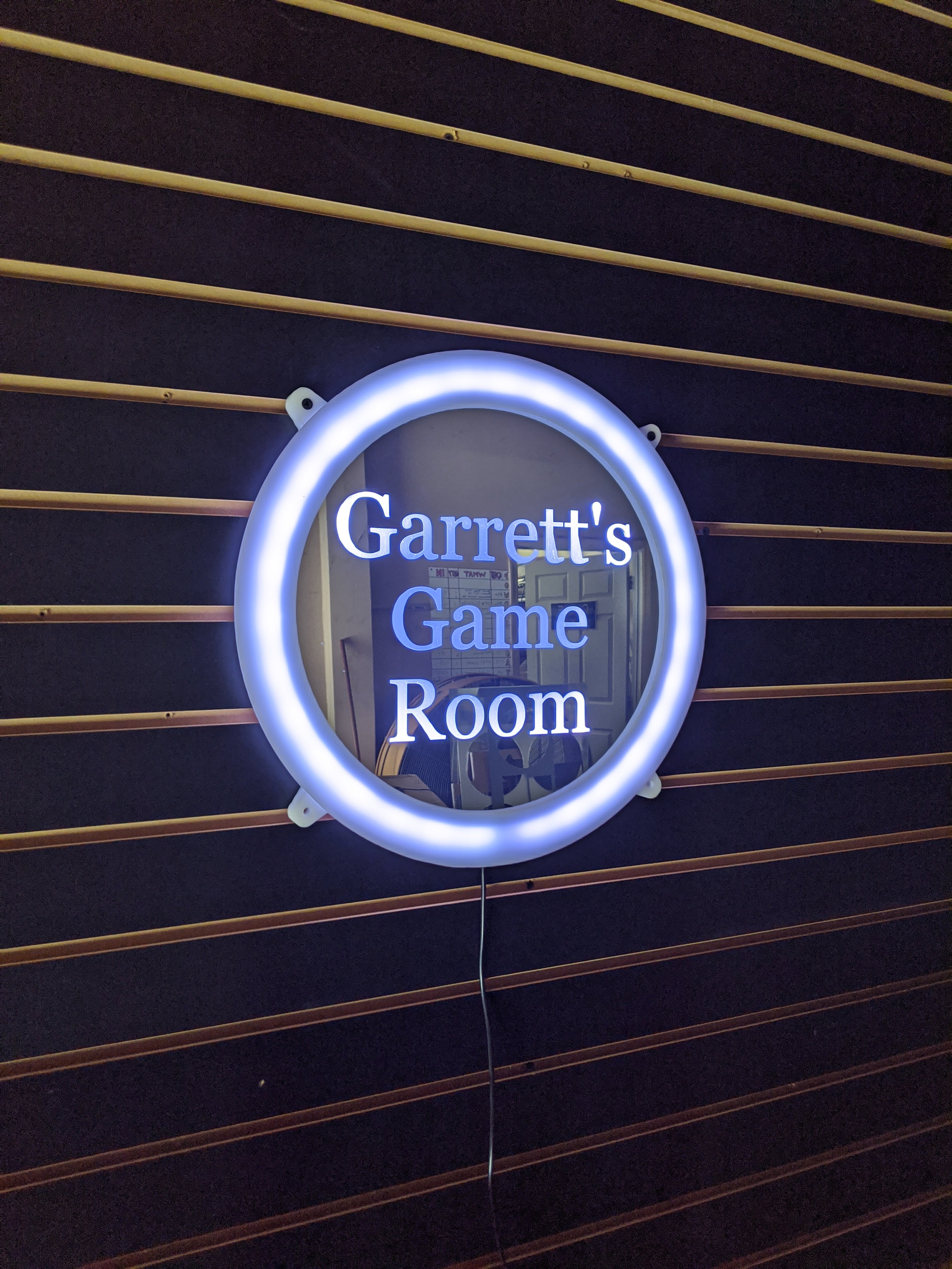 LED Mirror Sign | Custom Oval & Circle LED Frame Signs