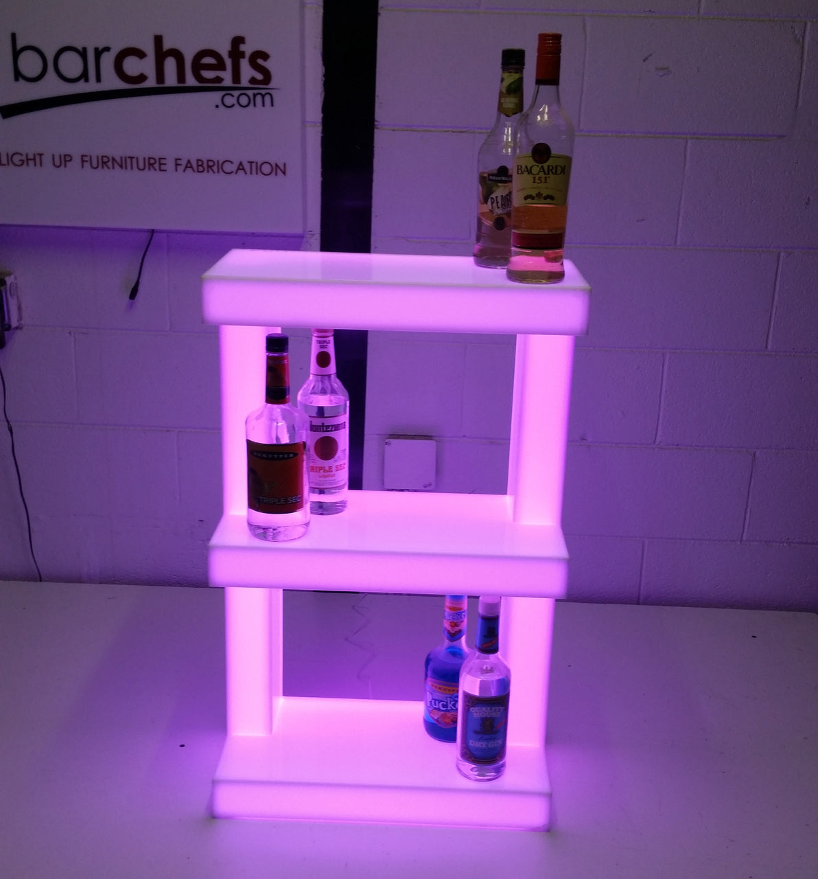 Backlit Table-Top Shelf | LED Counter Display