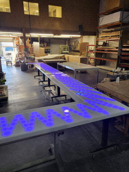 Custom LED Bar Surfaces | Light Up Counter Tops