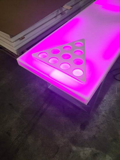 LED Beer Pong Table | Light-Up Glowing Party Table