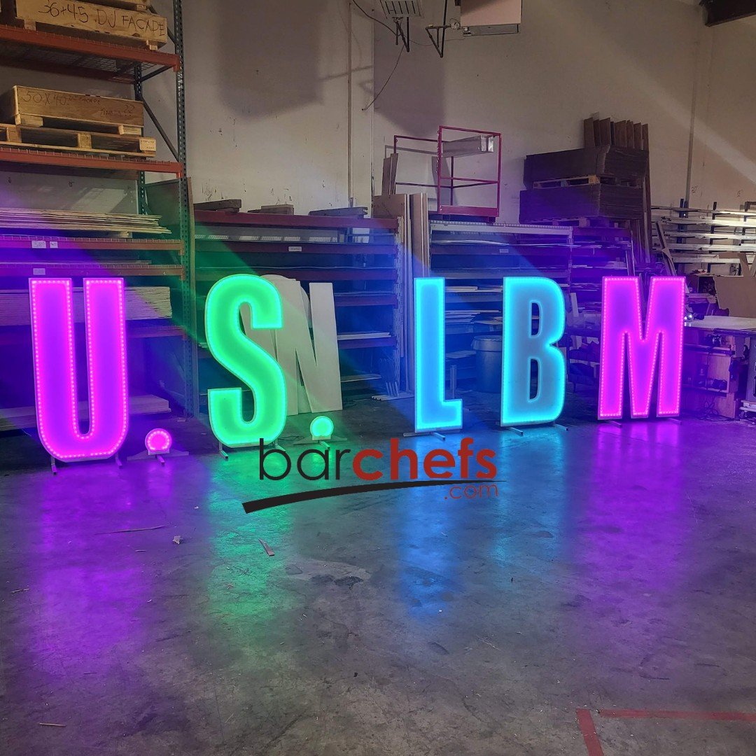 Led Lighted Alphabet Letters Wooden (LED) LIGHT UP LETTERS