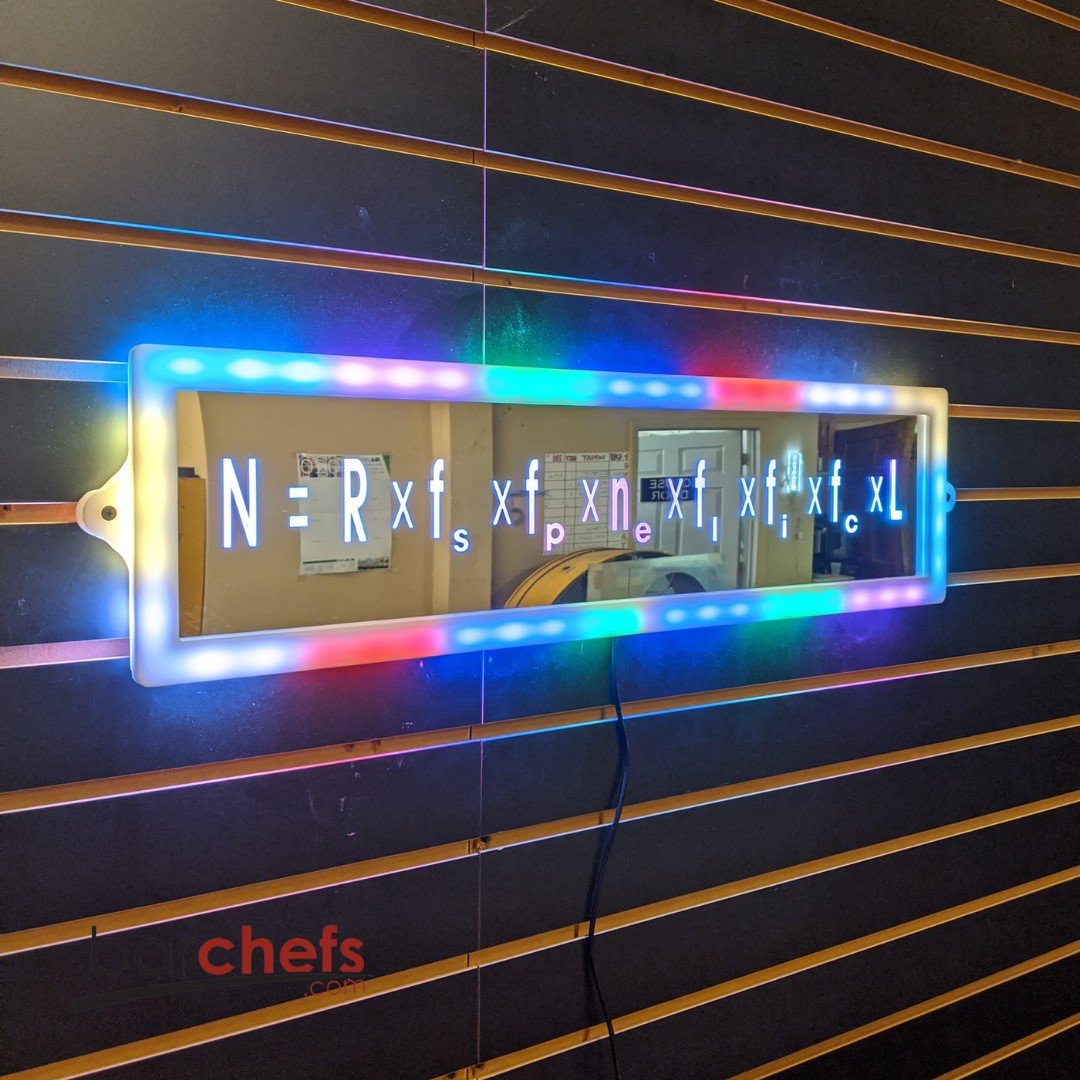 LED Mirror Sign | Custom Square & Rectangle LED Frame Signs