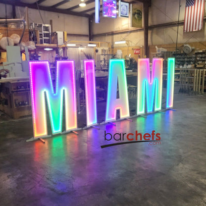 Light Up 60" Marquee Letters | LED Numbers & Glowing Symbols