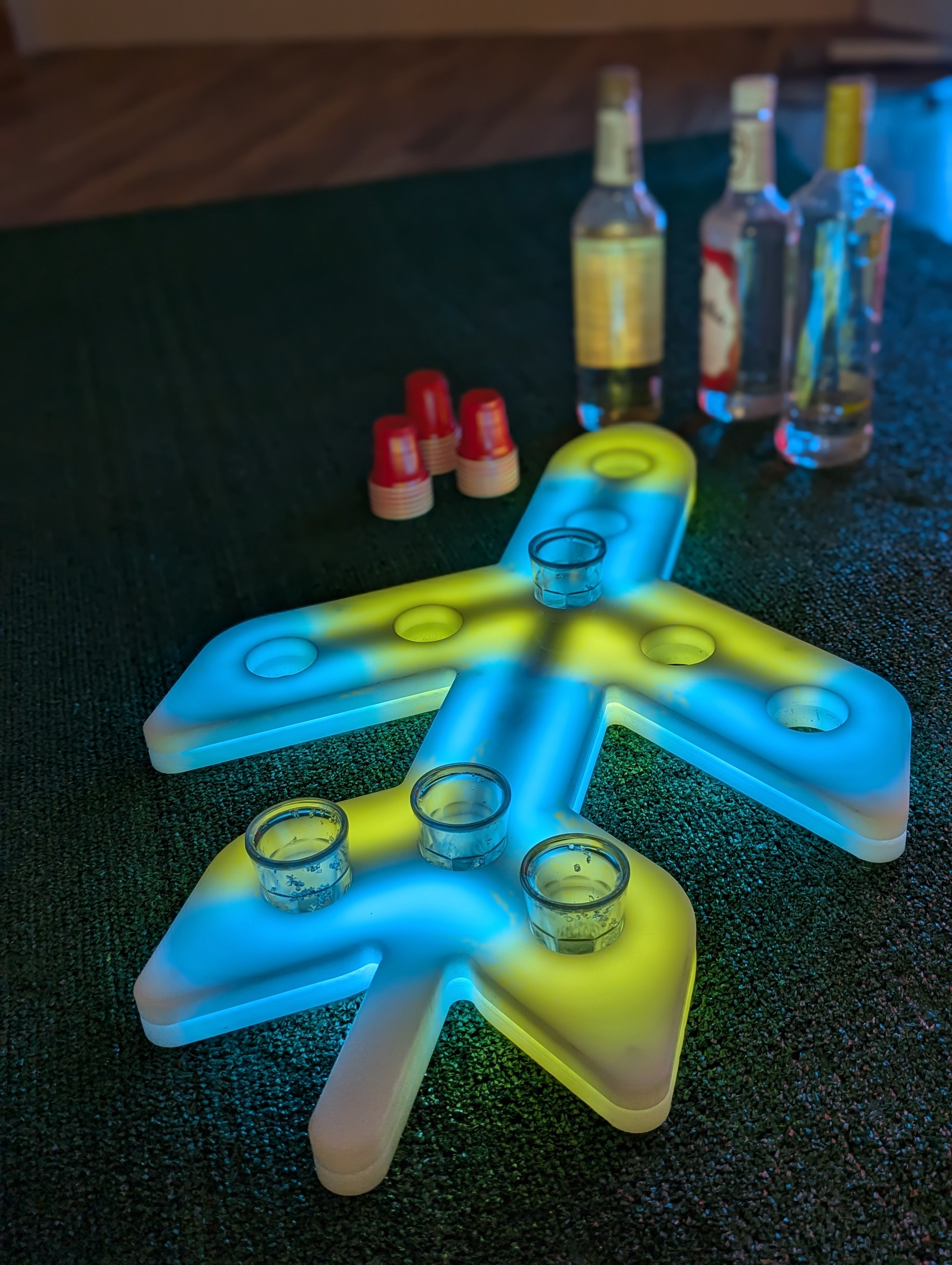 Shots Plane | Take Your Party to New Heights with This Airplane-Shaped Shot Tray