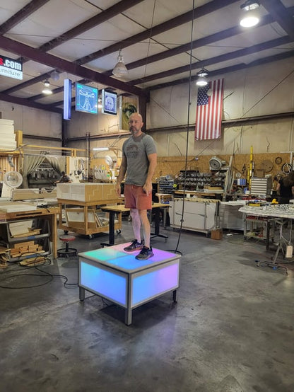 Light-Up Dancing Pedestal Blocks | Portable Dance Stages