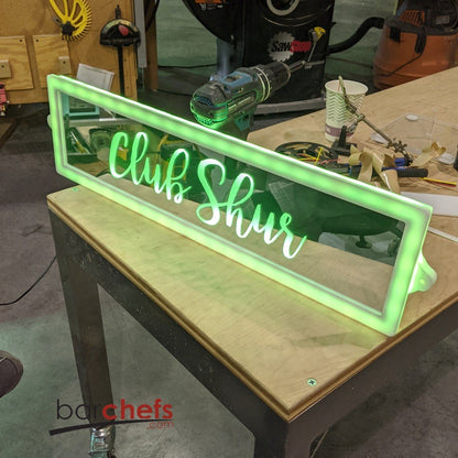 LED Mirror Sign | Custom Square & Rectangle LED Frame Signs