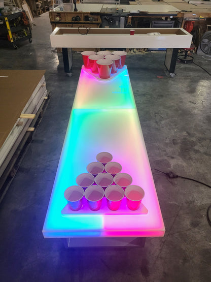 LED Beer Pong Table | Light-Up Glowing Party Table