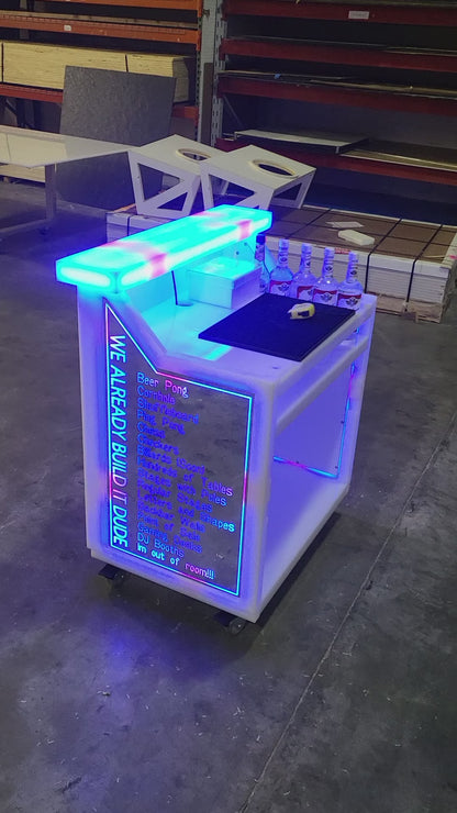 LED Light-Up Portable Bar | superGLOW Series