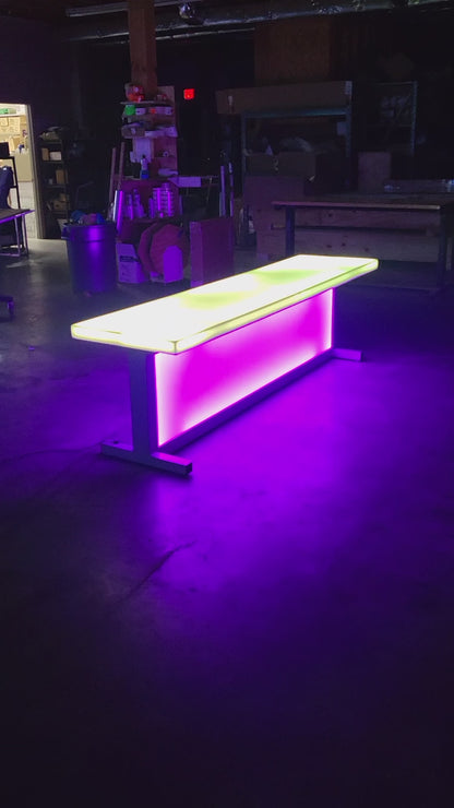 LED Beer Pong Table | Light-Up Glowing Party Table