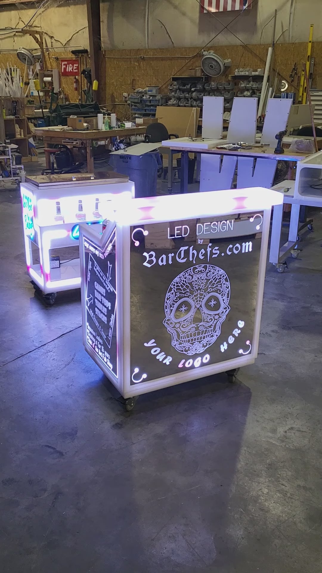 LED Light-Up Portable Bar | superGLOW Series