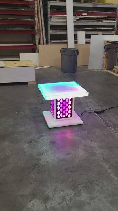 LED Light-Up Highboy & Lounge Tables | superGLOW Series