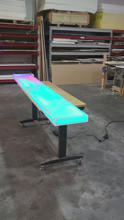 Custom LED Bar Surfaces | Light Up Counter Tops