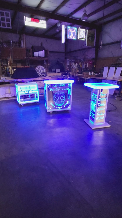 LED Light-Up Portable Bar | superGLOW Series