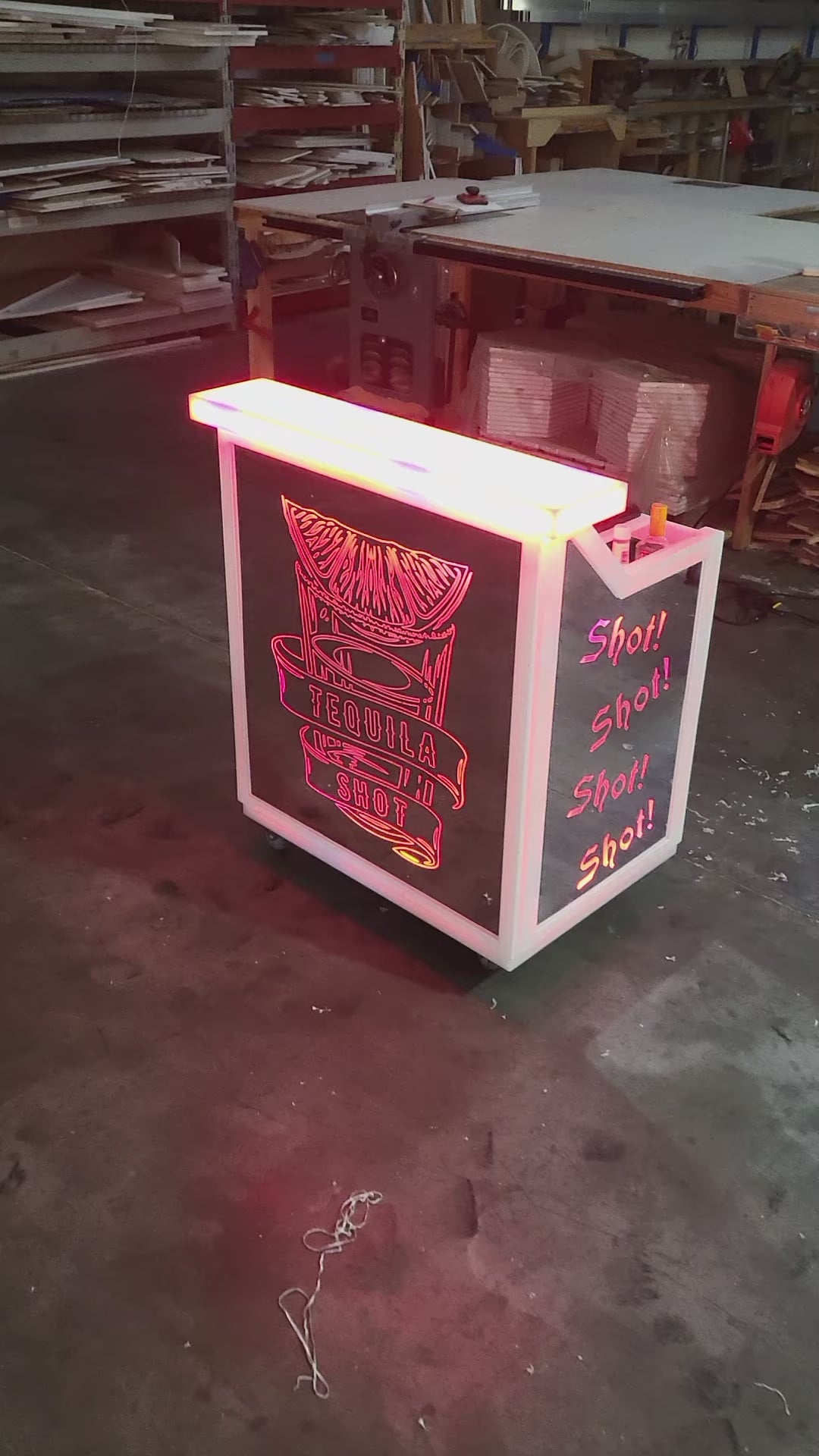 LED Light-Up Portable Bar | superGLOW Series