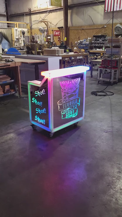 LED Light-Up Portable Bar | superGLOW Series