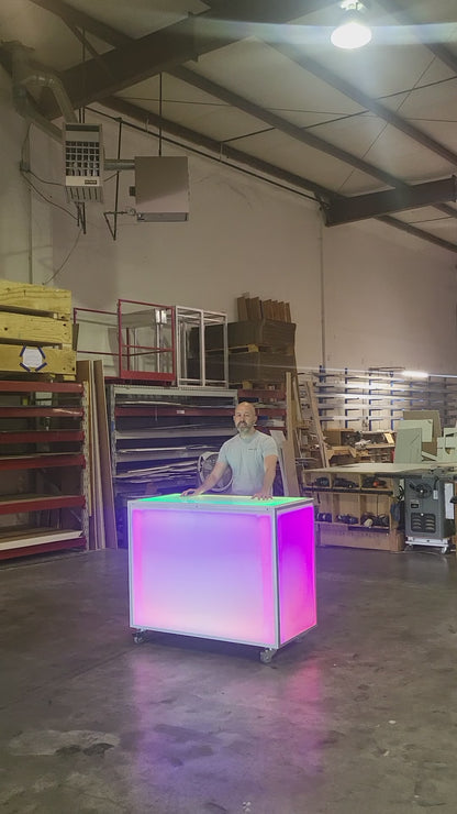 LED Portable Bars | Rolling Light-Up Bars for Mobile Bartending