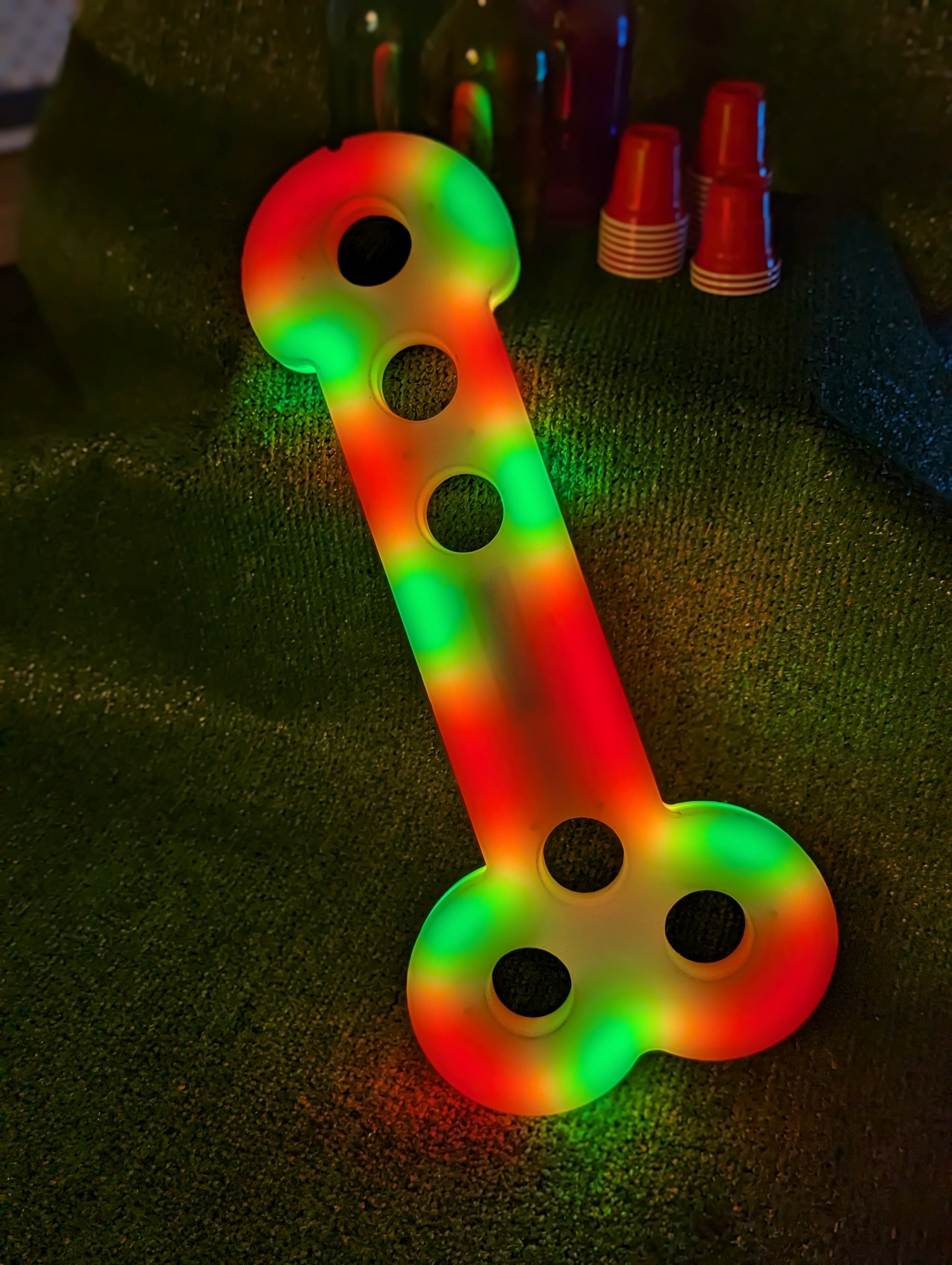 LED Novelty Phallic-Shaped Shot Tray | Perfect for Bachelorette Parties