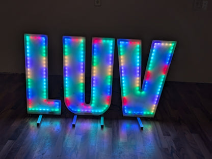 Light Up 30" Marquee Letters | LED Numbers & Letters