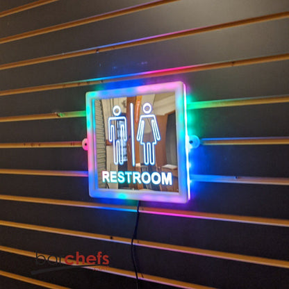 LED Mirror Sign | Custom Square & Rectangle LED Frame Signs